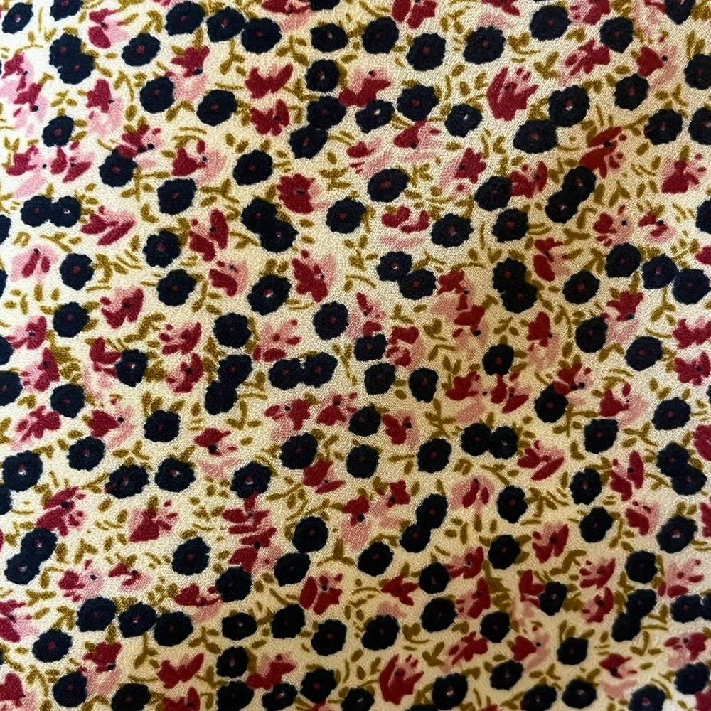 J Crew Mercantile Floral Dress Navy Burgundy Blush Size 8 - Picture 11 of 11